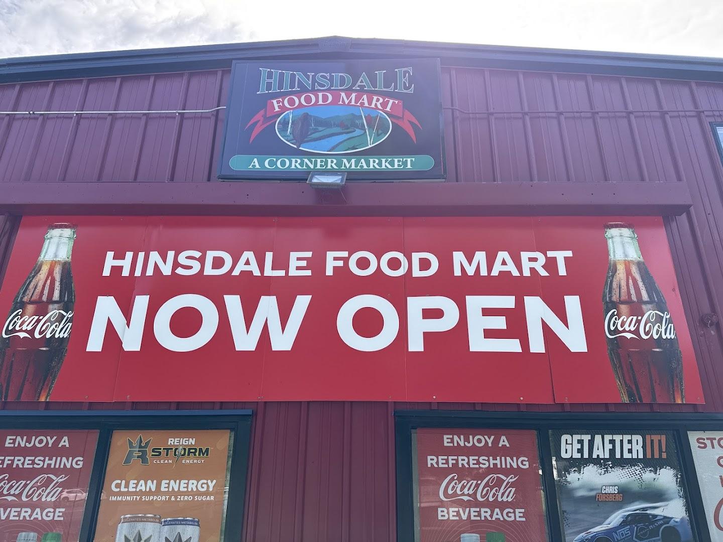 Hinsdale Food Mart Menu